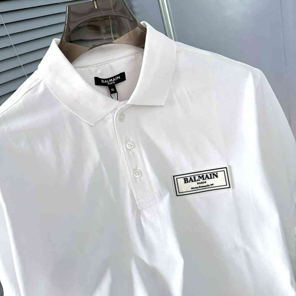 Balmain White Premium Quality T-shirt-2