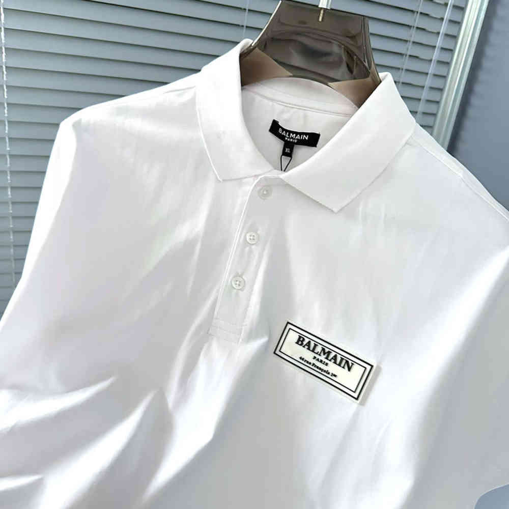 Balmain White Premium Quality T-shirt-1