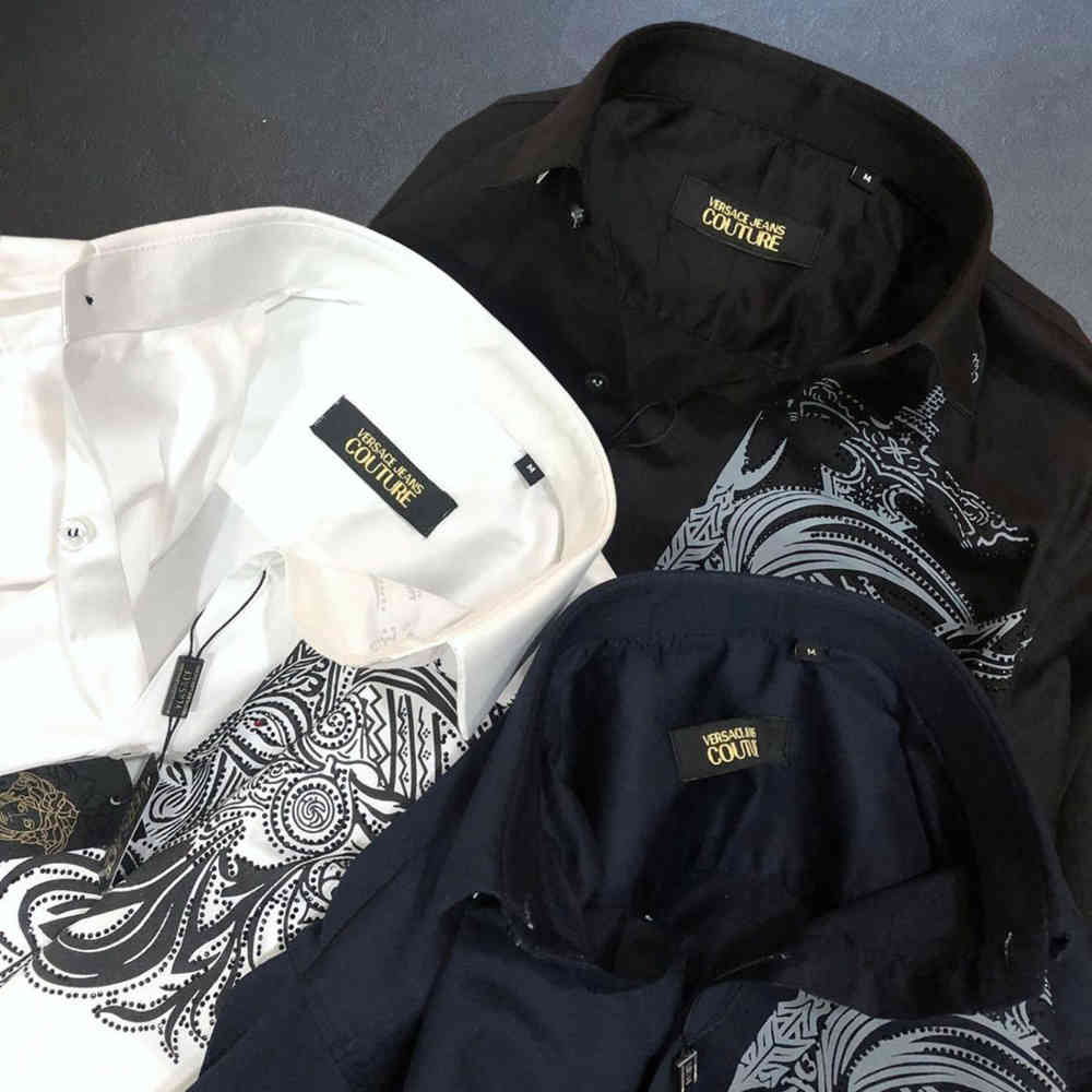 Versace White Premium Cotton Shirt-3