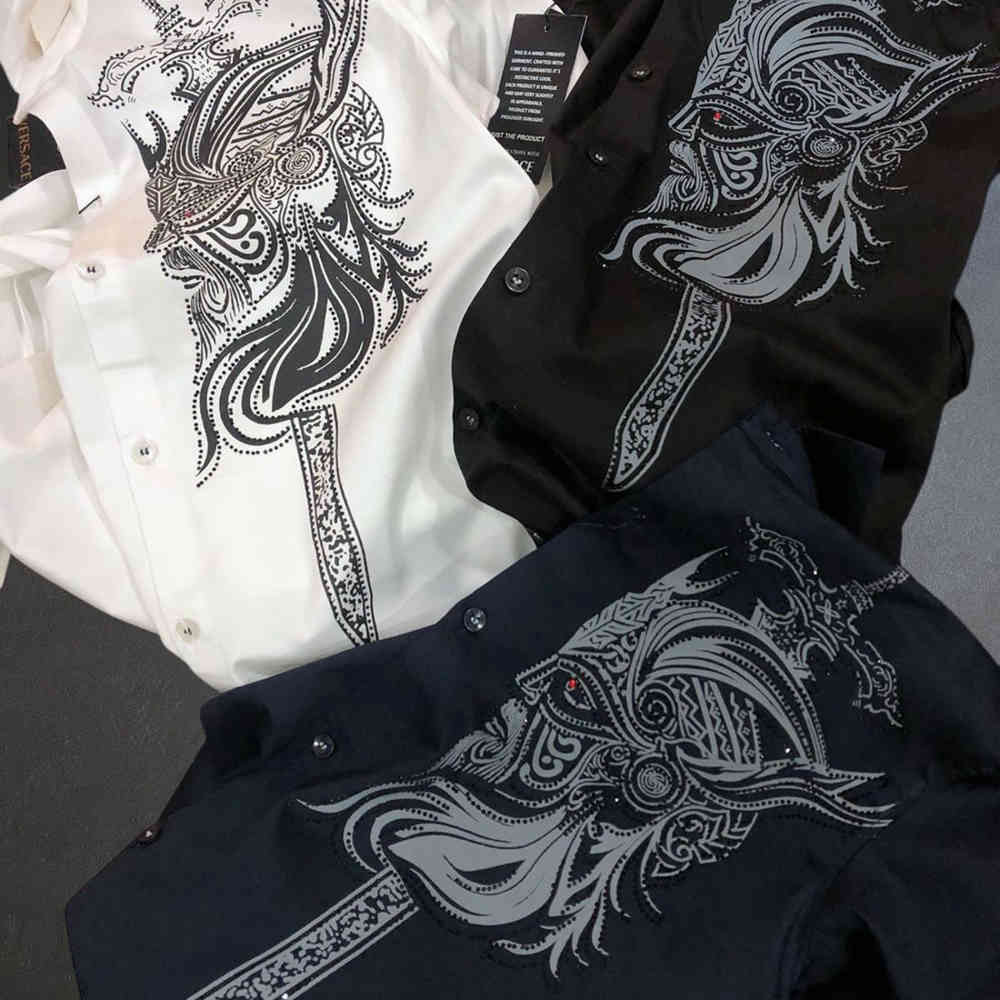 Versace White Premium Cotton Shirt-2