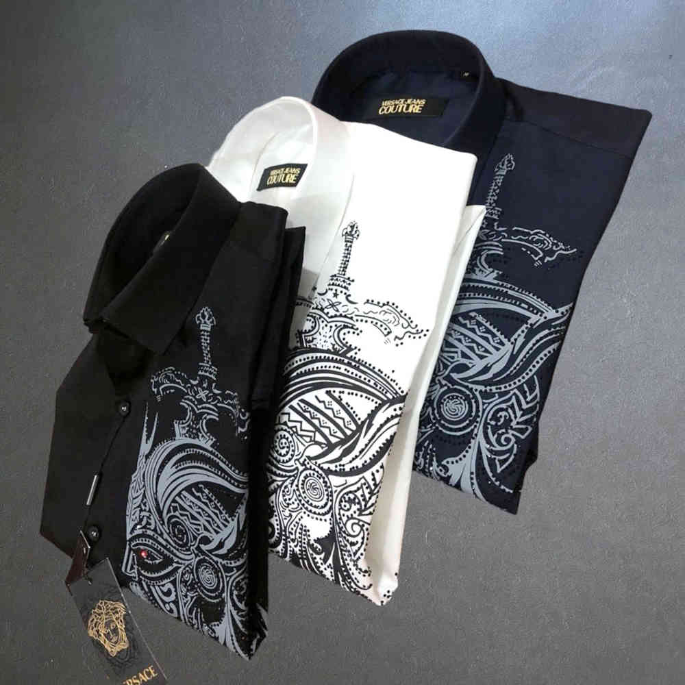 Versace White Premium Cotton Shirt-8