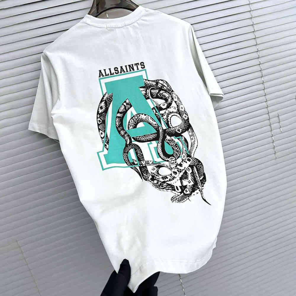 All Saints White Premium Quality T-shirt-1