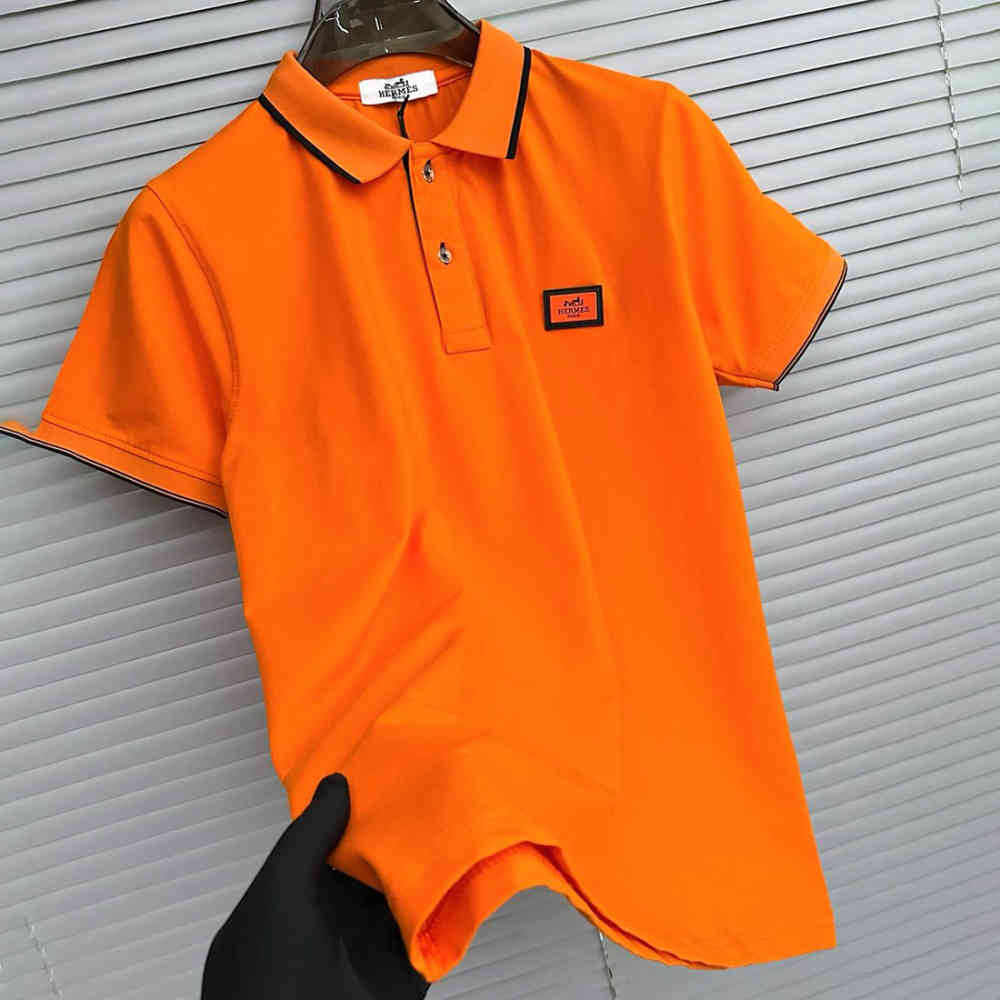 Orange Hermes Black Premium Quality T-shirt