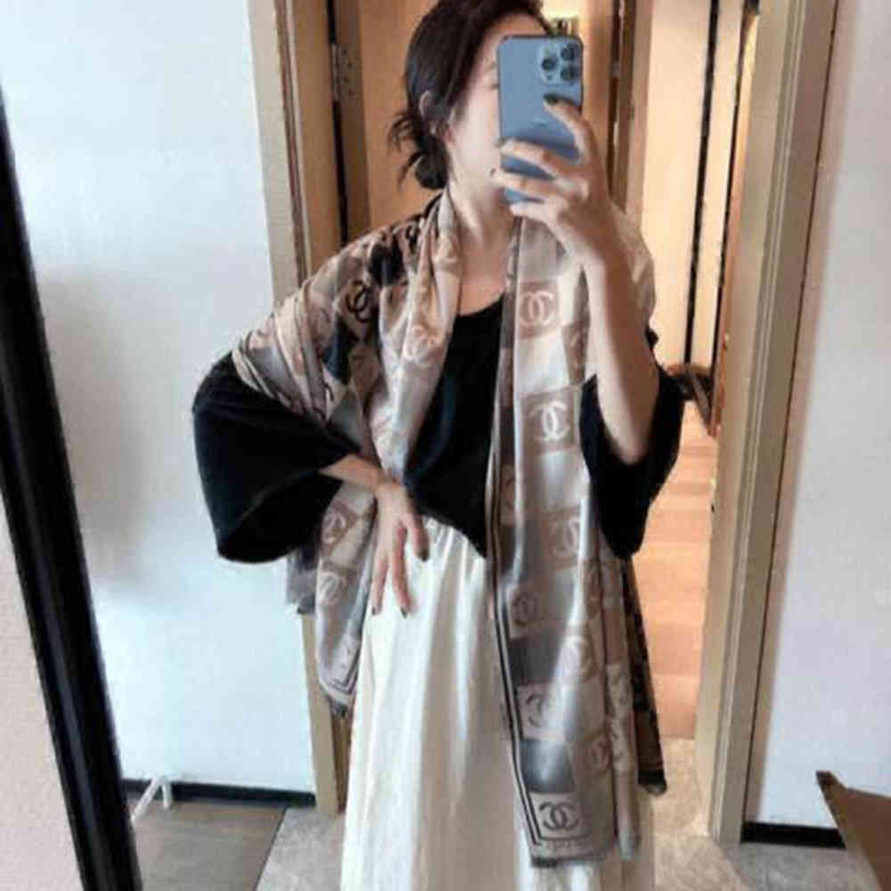 Chanel Designer Brown Woolen Stole-1