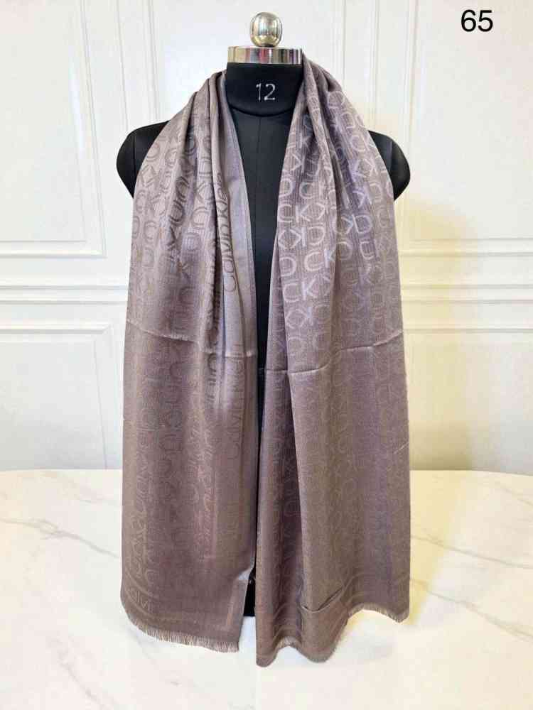 Calvin Klein Reversible Designer Grey Woolen Stole-1