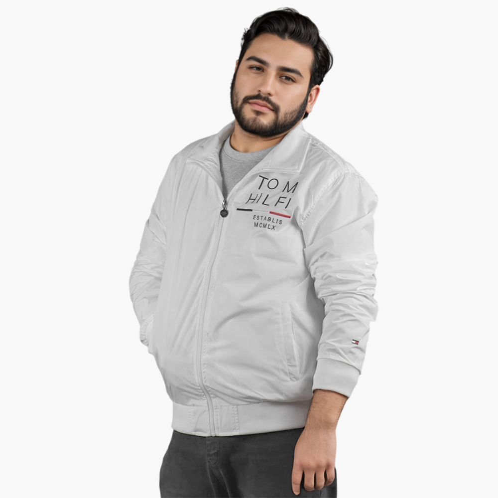 White Tommy Hilfiger Blue Premium Jacket