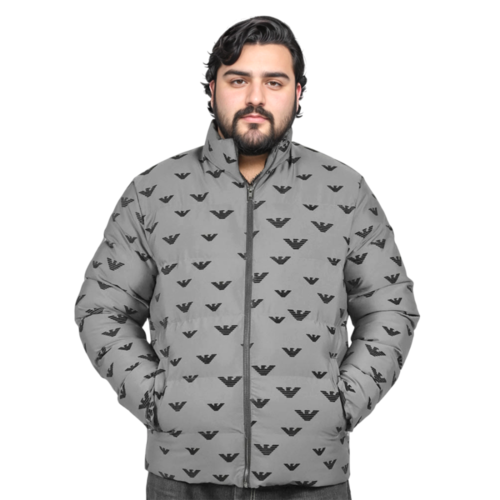 Grey Emporio Armani Brown Premium Quality Jacket