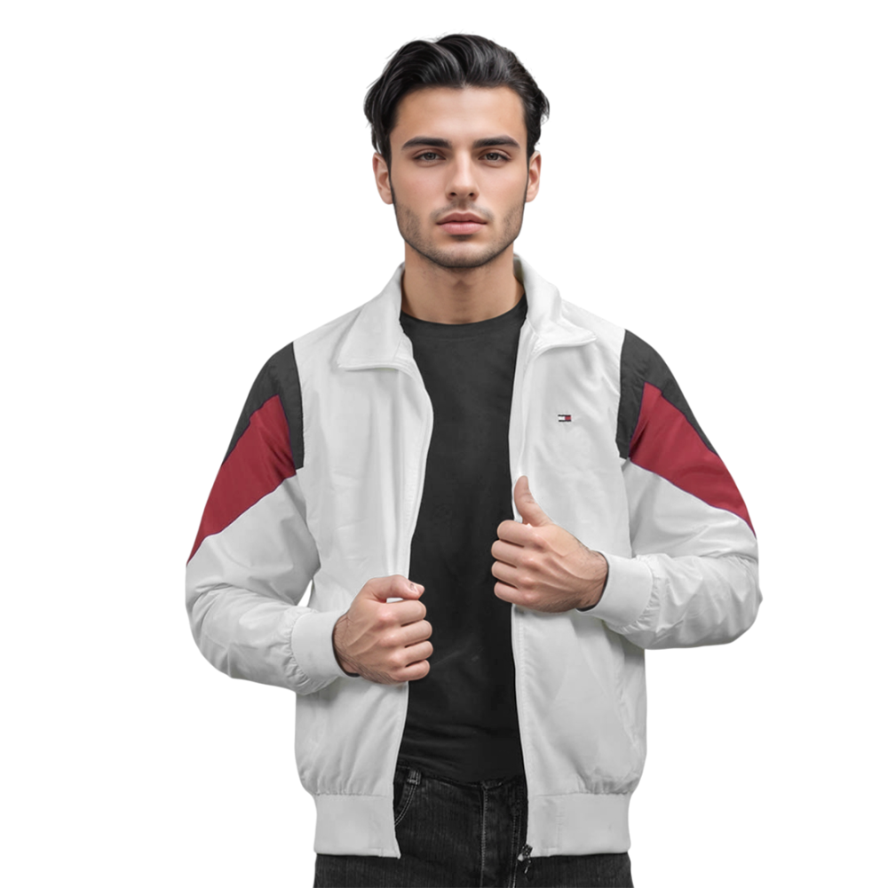 Tommy Hilfiger White Premium Zipper
