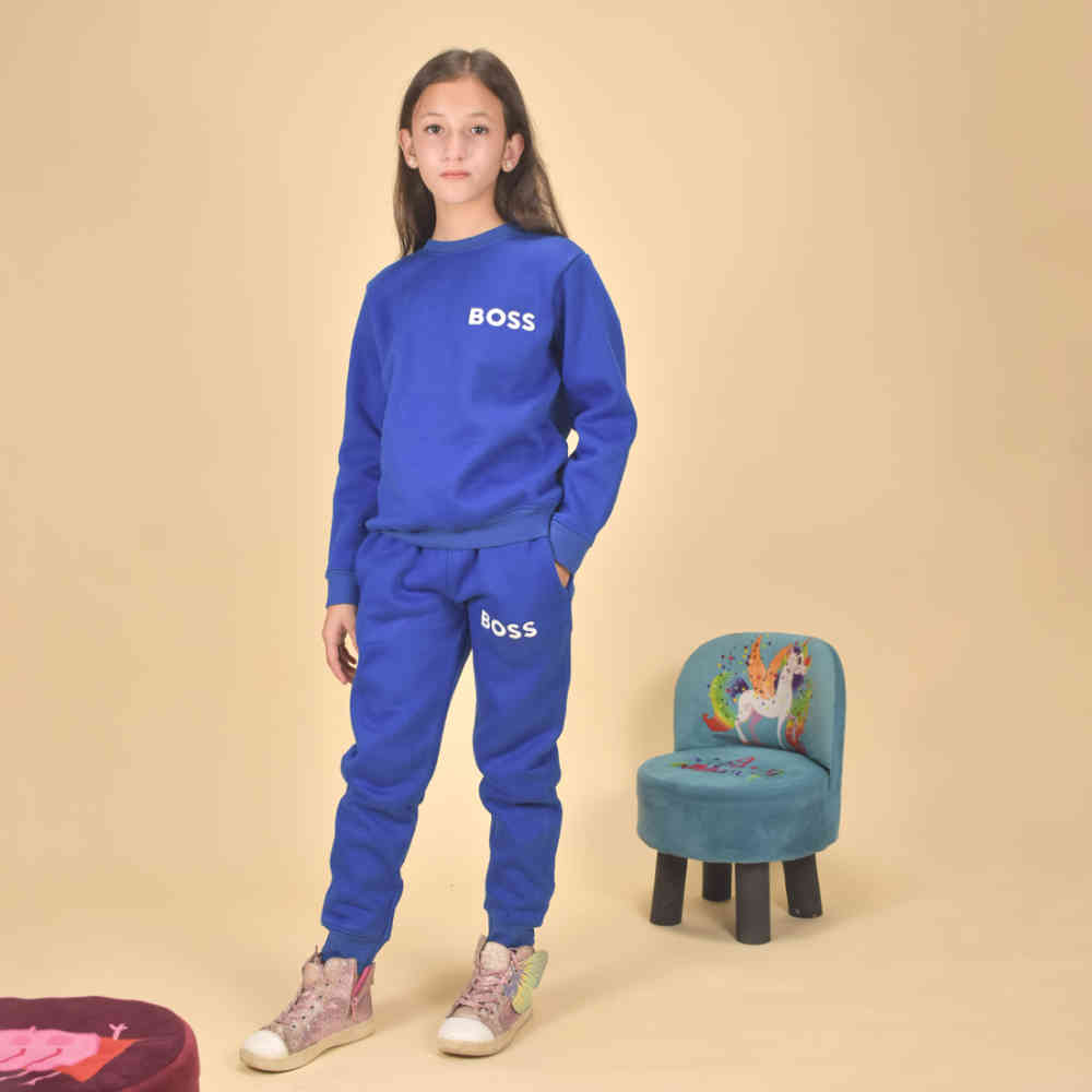 Blue Boss Black Premium Quality Tracksuit
