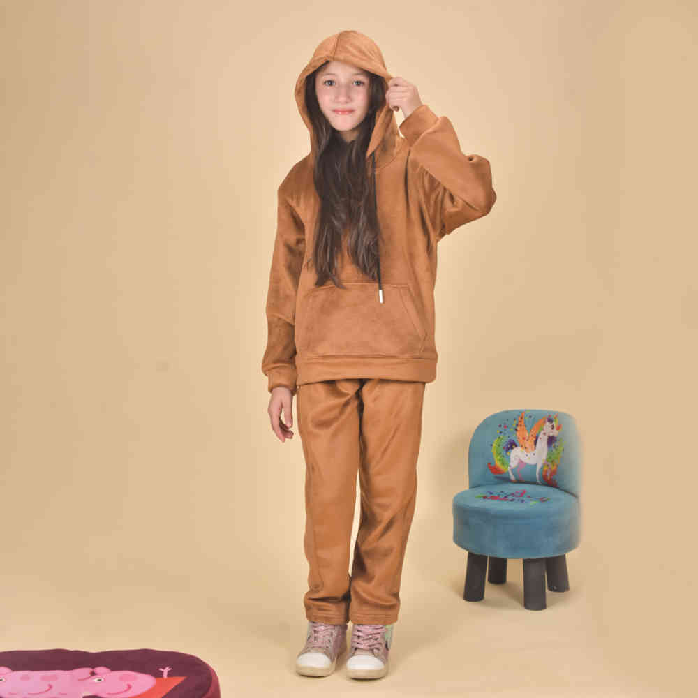 Brown Gucci Black Premium Quality Kids Tracksuit