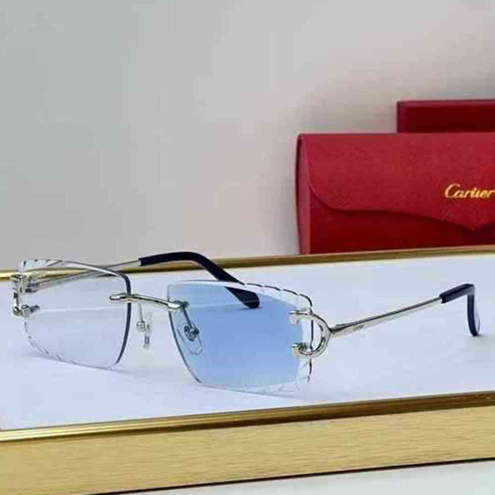 Blue Cartier Colour Changing Lens Grey Premium Sunglasses