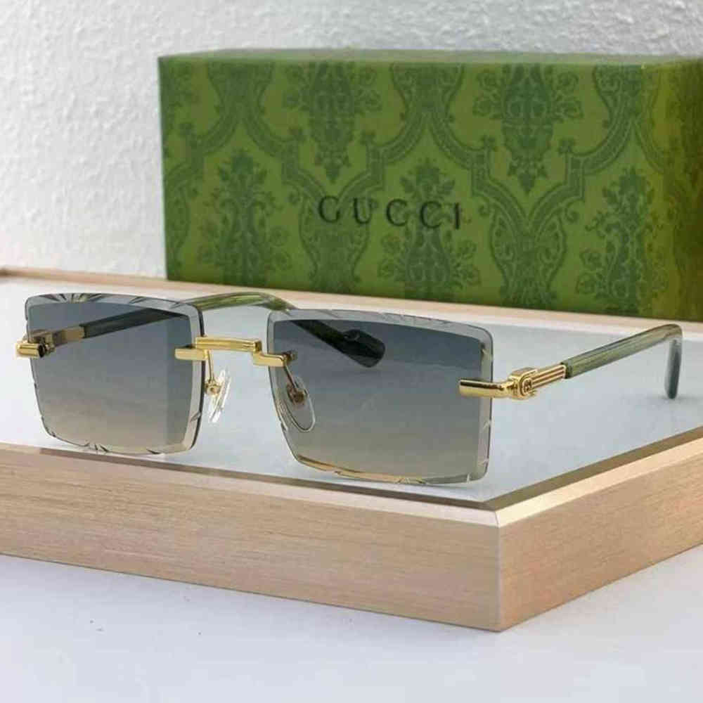 Green Gucci Brown Premium Sunglasses