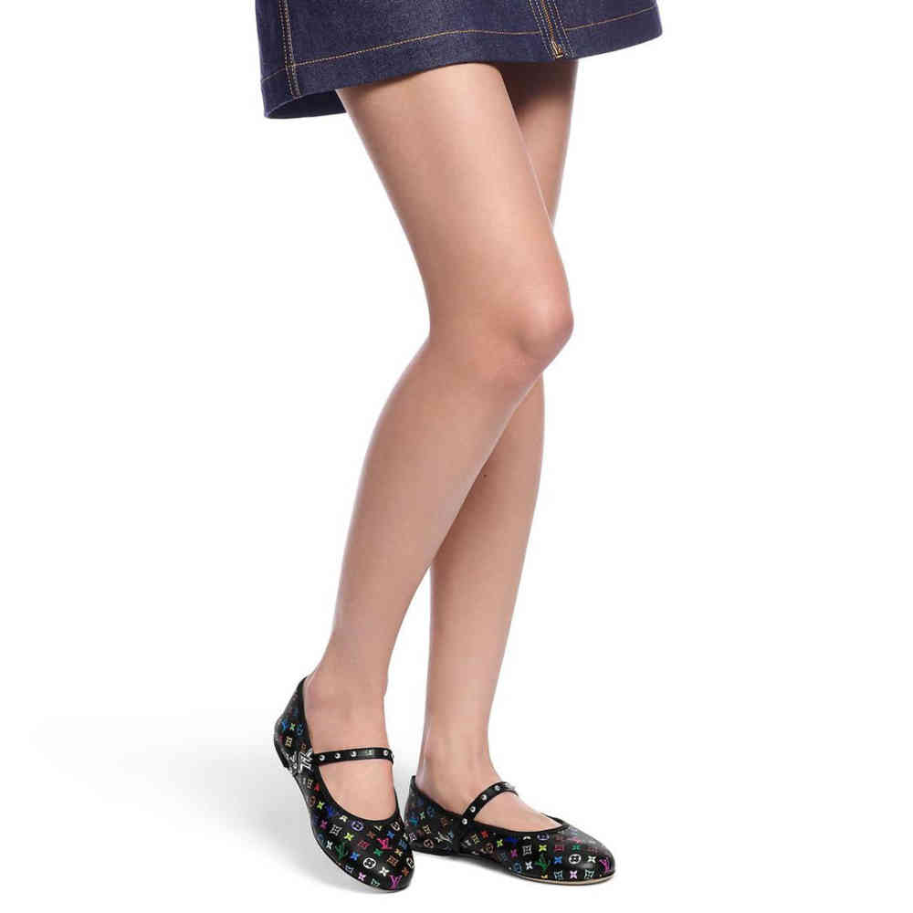 Louis Vuitton x Takashi Murakami Romy Flat Ballerina Sandal-thumb-2