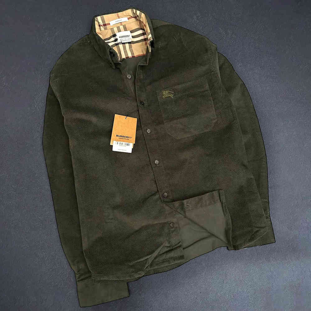 Burberry Green Premium Quality Shirt-1