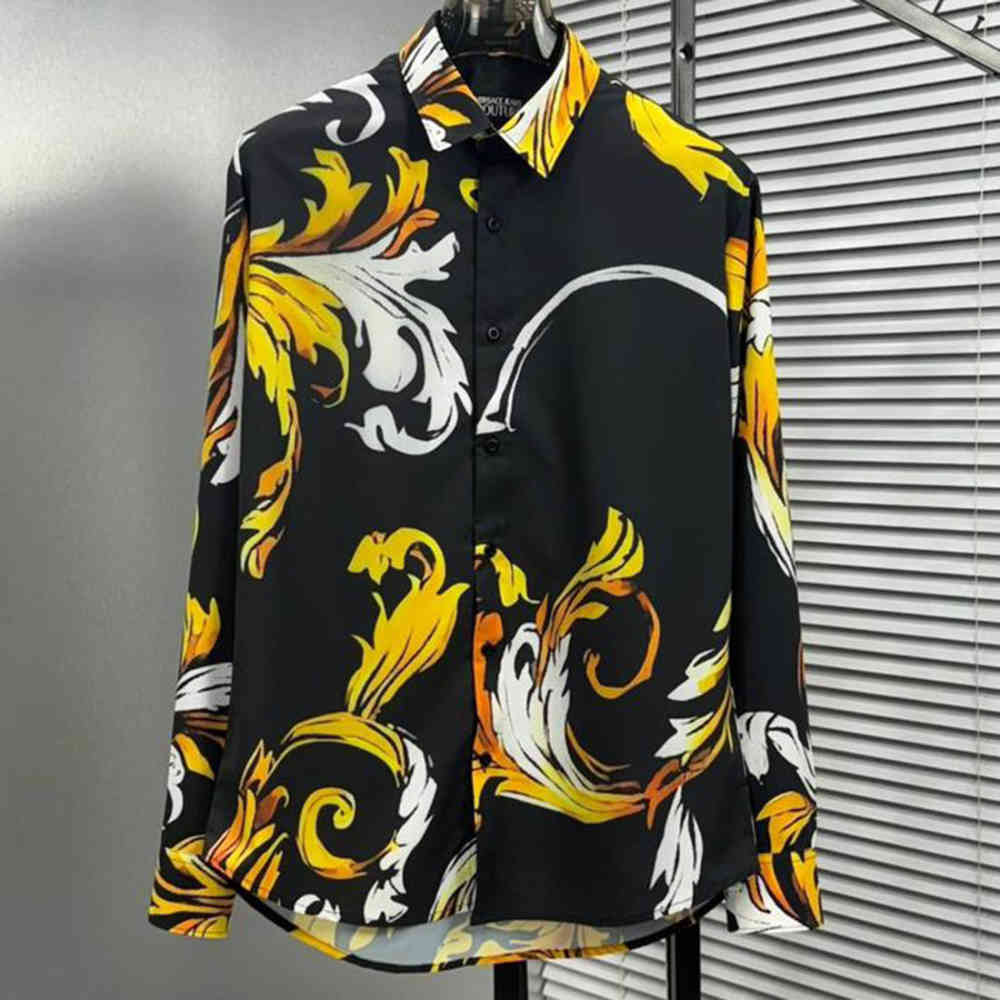 Versace Black Premium Cotton Shirt-1
