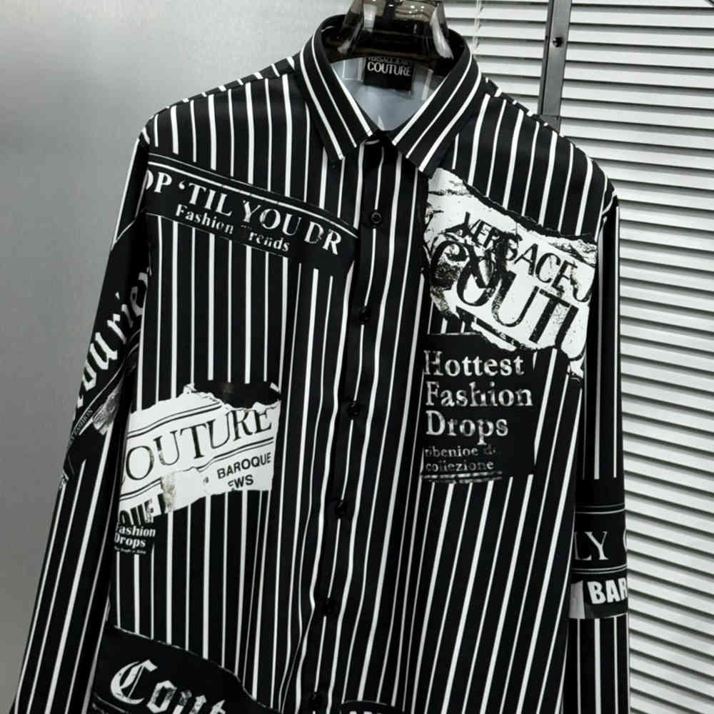 Versace Black Premium Cotton Shirt-2
