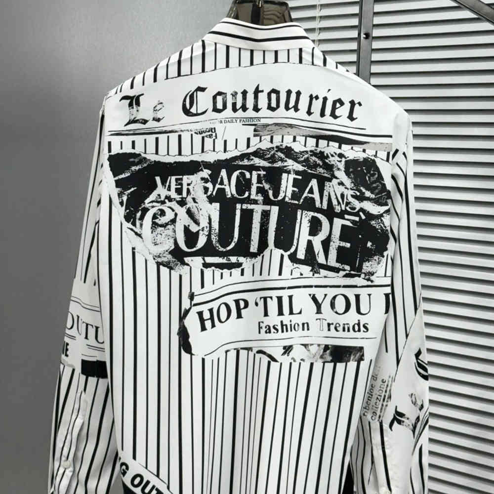 Versace White Premium Cotton Shirt-2