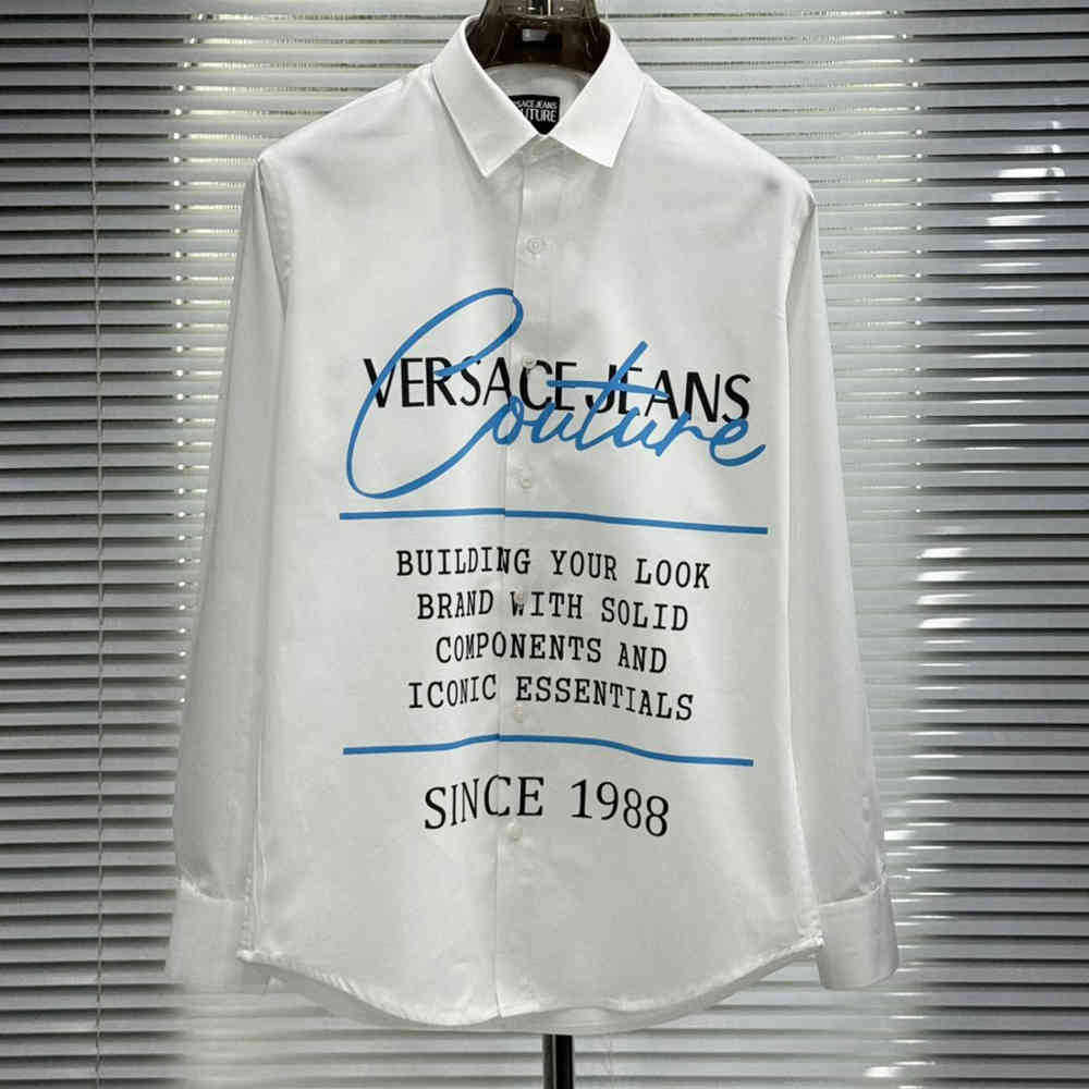 Versace White Premium Cotton Shirt-1