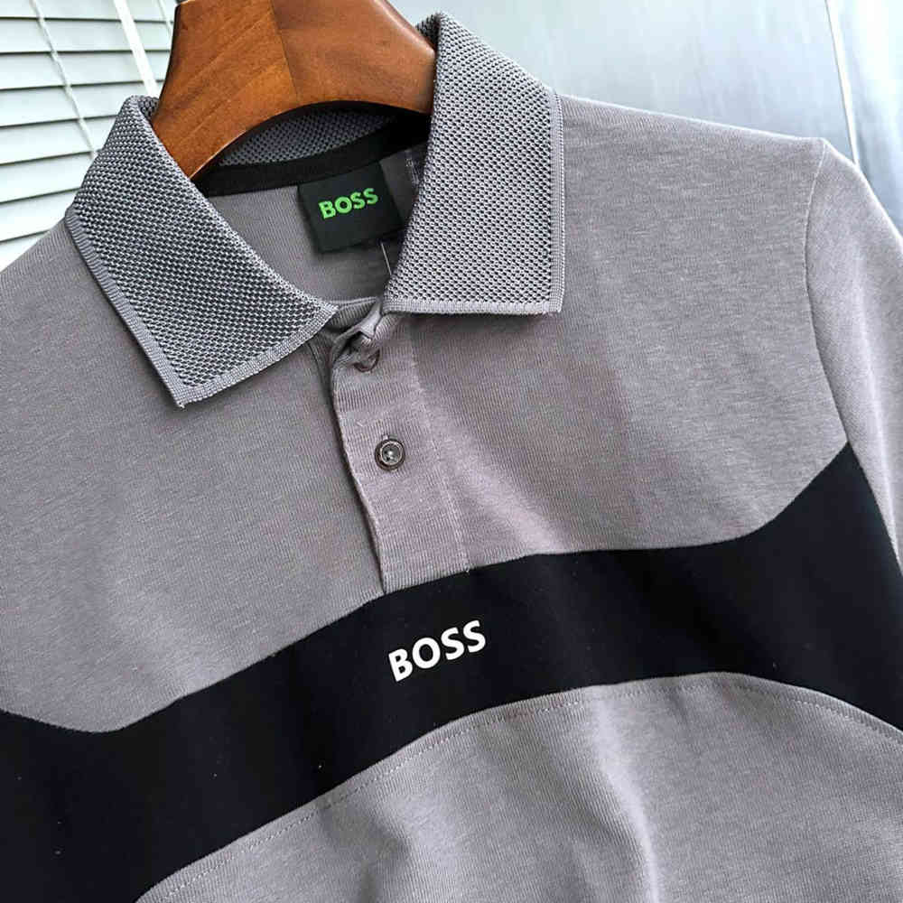Hugo Boss Grey Premium Quality T-shirt-2
