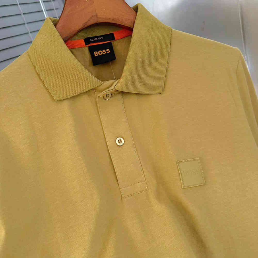 Hugo Boss Yellow Premium Quality T-shirt-thumb-2