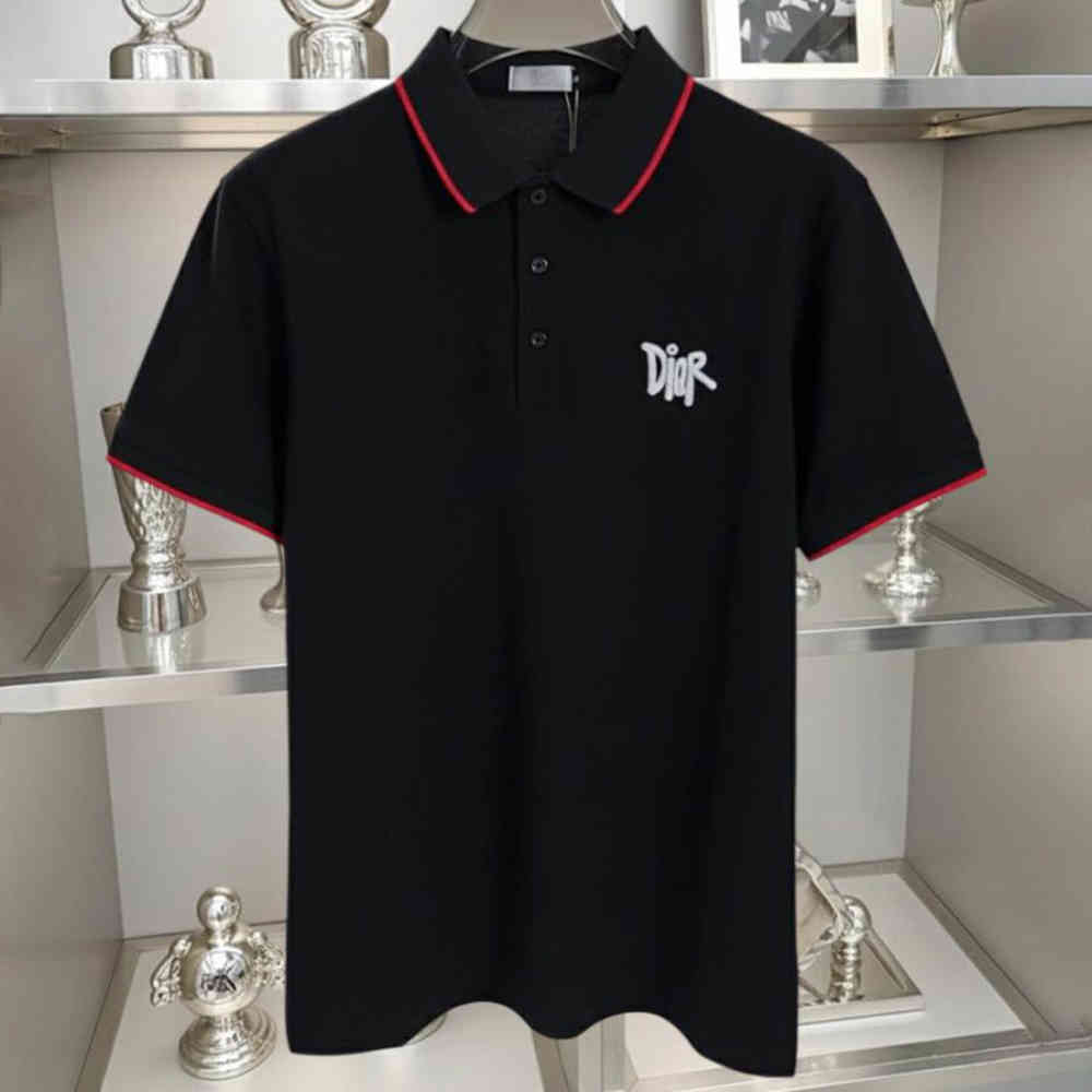 Black Dior White Premium Quality T-Shirt