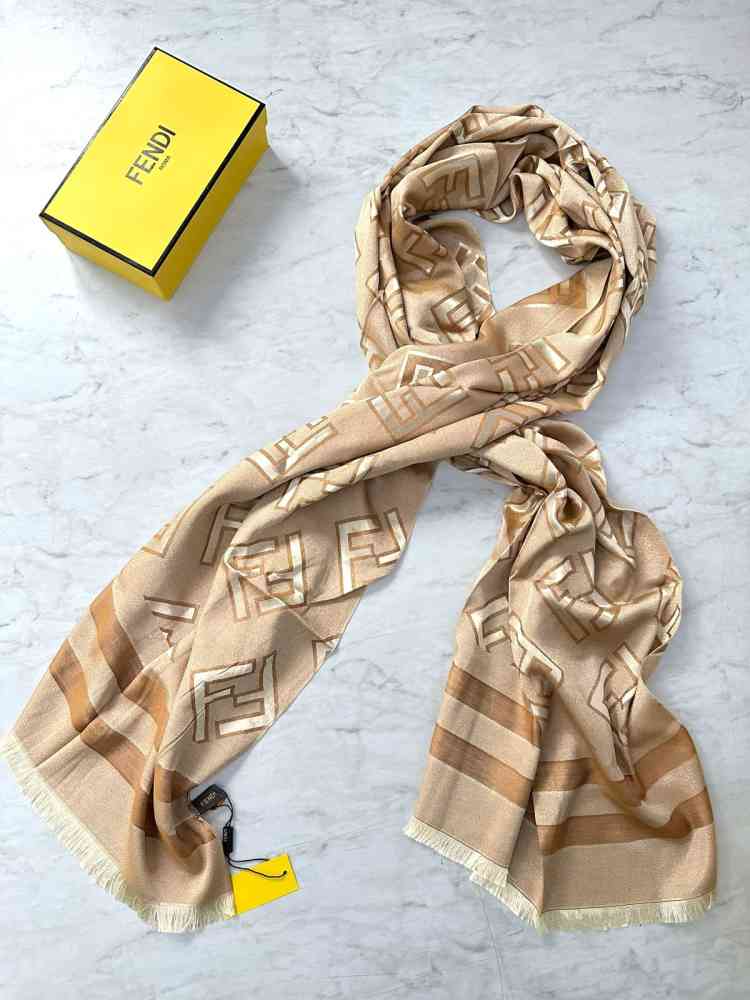 Fendi Beige Premium Quality Stole-1