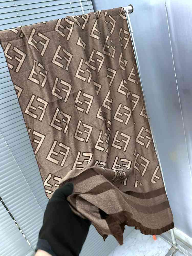Brown Fendi Beige Premium Quality Stole