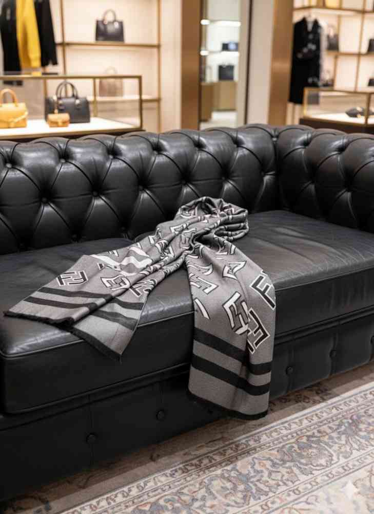 Fendi Black Premium Quality Stole-2