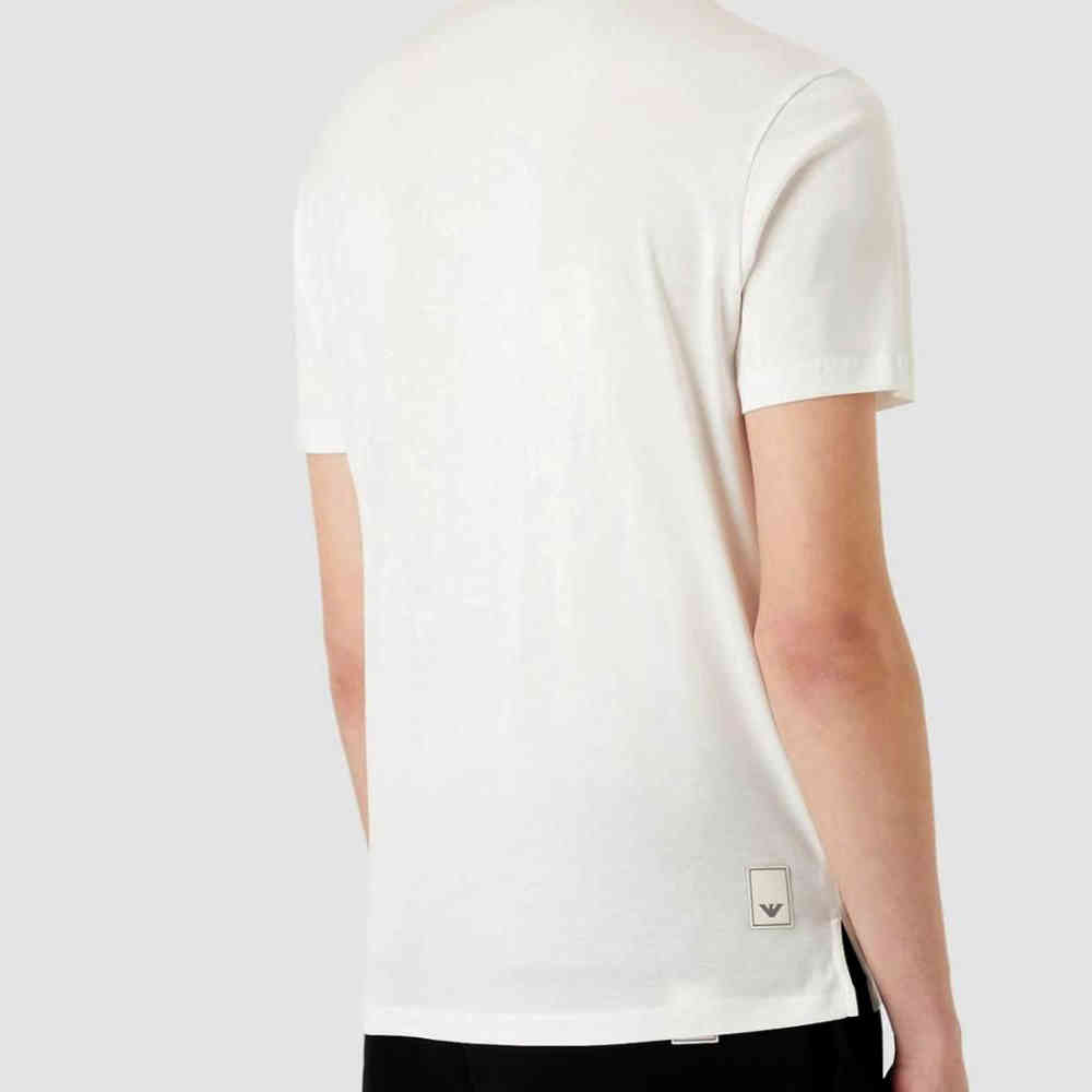 Emporio Armani White Polo T-Shirt-3