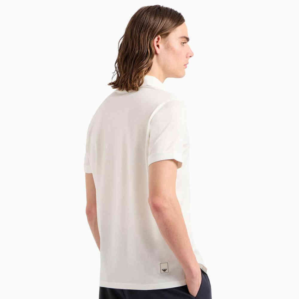 Emporio Armani White Polo T-Shirt-1