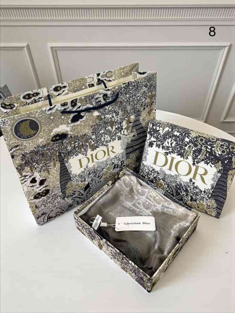 Christian Dior Black Premium Quality Woollen Stole-1
