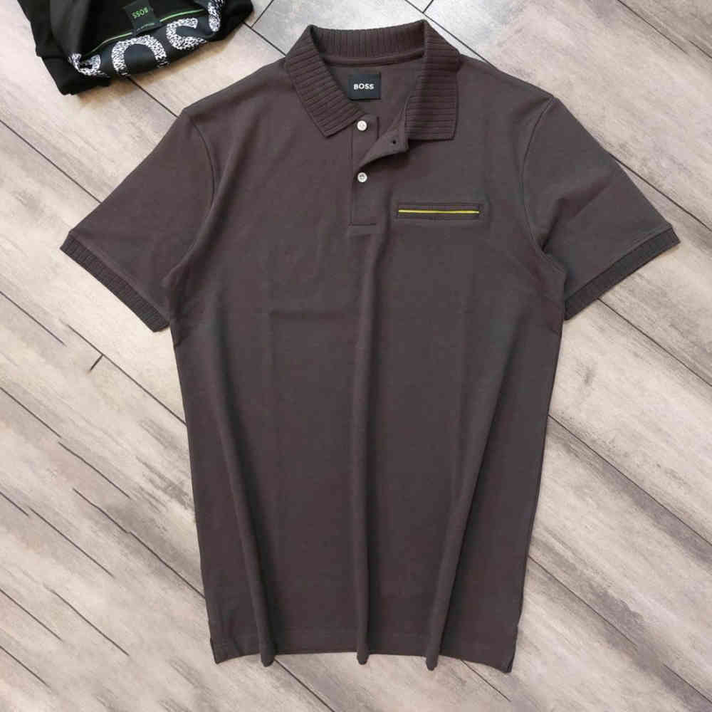 Grey Hugo Boss Brown Premium Quality Tees