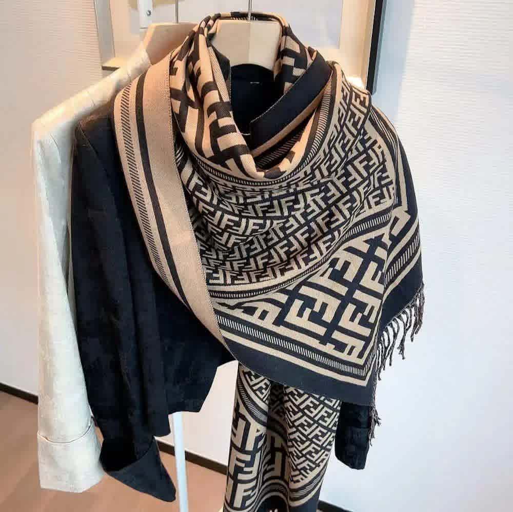 Fendi Brown Premium Quality Stole-1