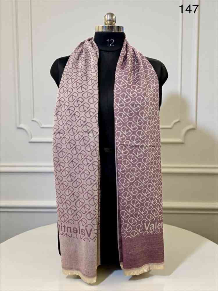 Pink Valentino Beige Premium Quality Woollen Stole