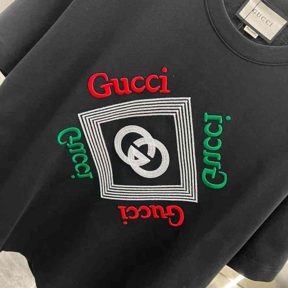 Gucci Black Premium Quality Polo T-shirt-2