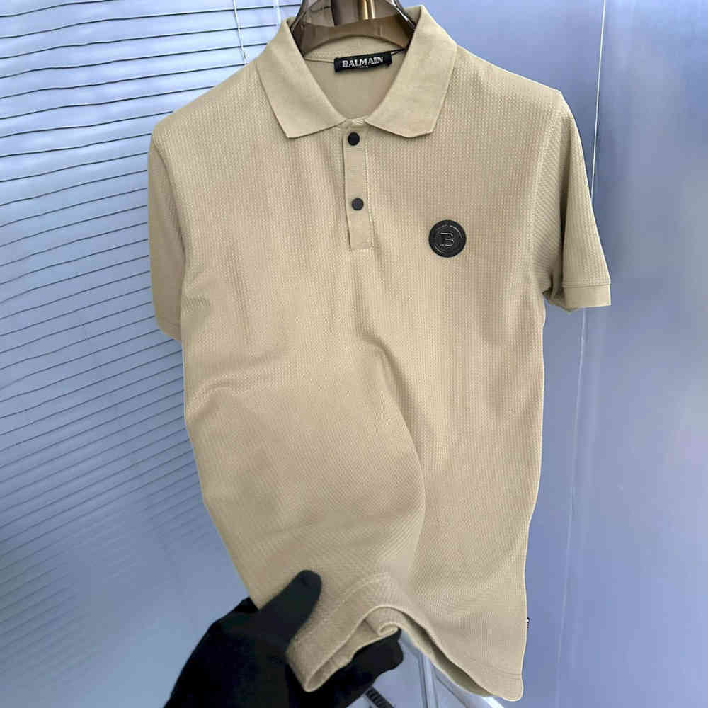 Balmain Brown Premium Quality Polo T-shirt-1