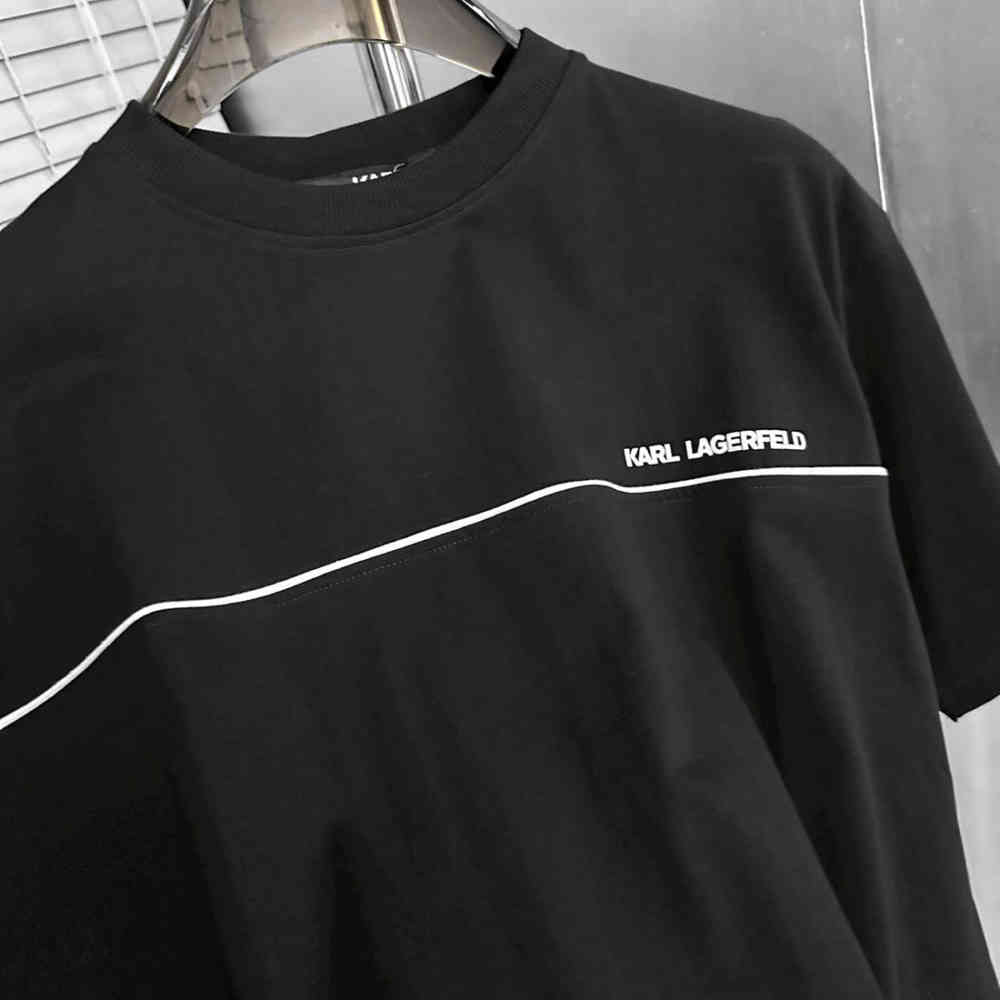 Karl Lagerfeld Black Premium Quality T-shirt-4