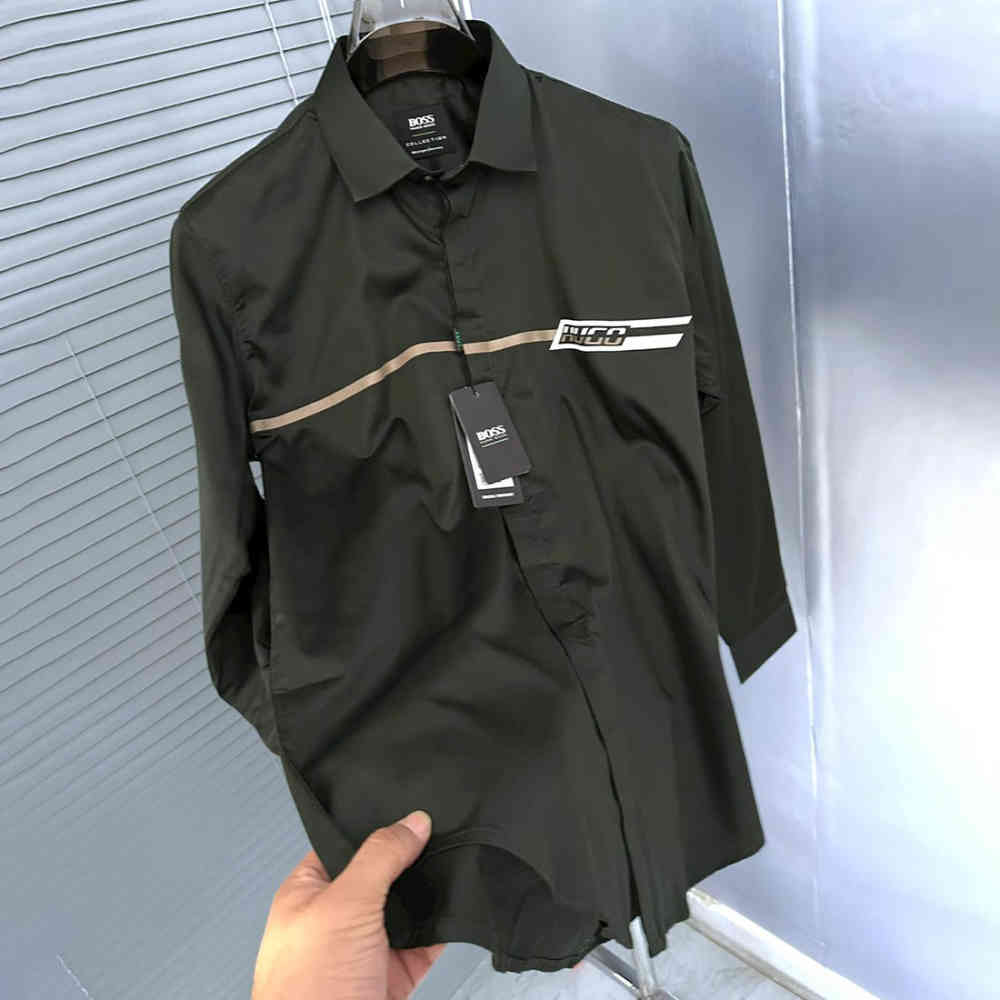 Hugo Boss Green Premium Quality Shirt-1