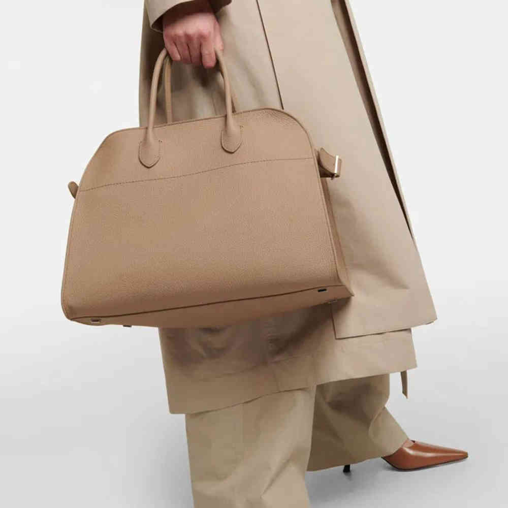 Row Margaux Savannah Carry All Beige Handbag-thumb-1