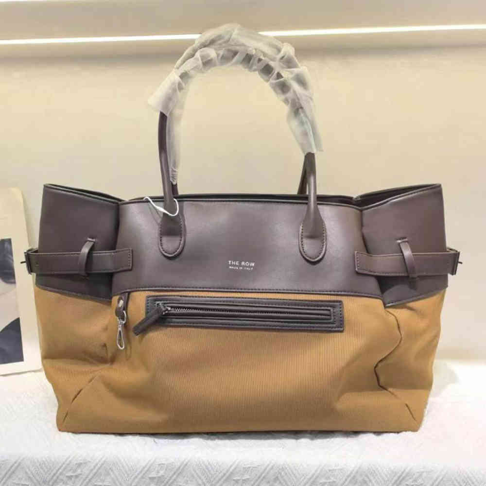 Brown Row Margaux 17 Inside Out Dark Brown Tote Bag