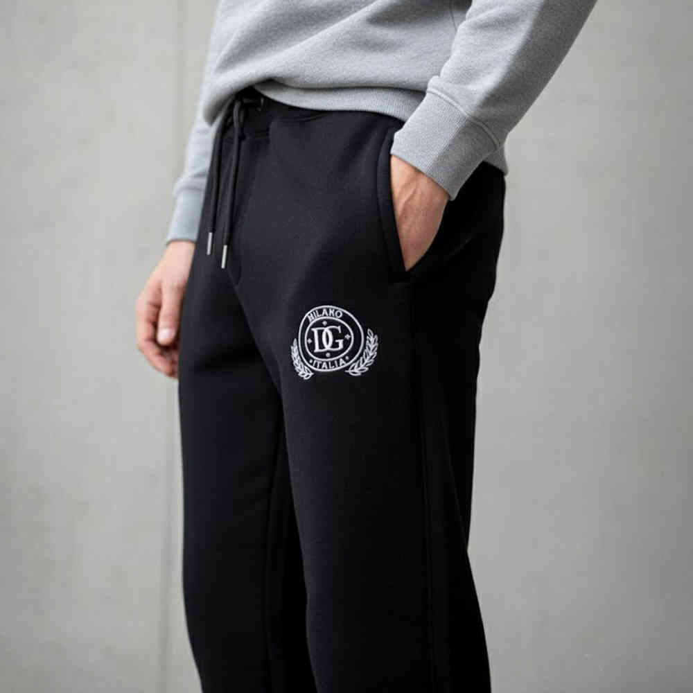 Black Dolce & Gabbana White Premium Quality Warm Track Pant