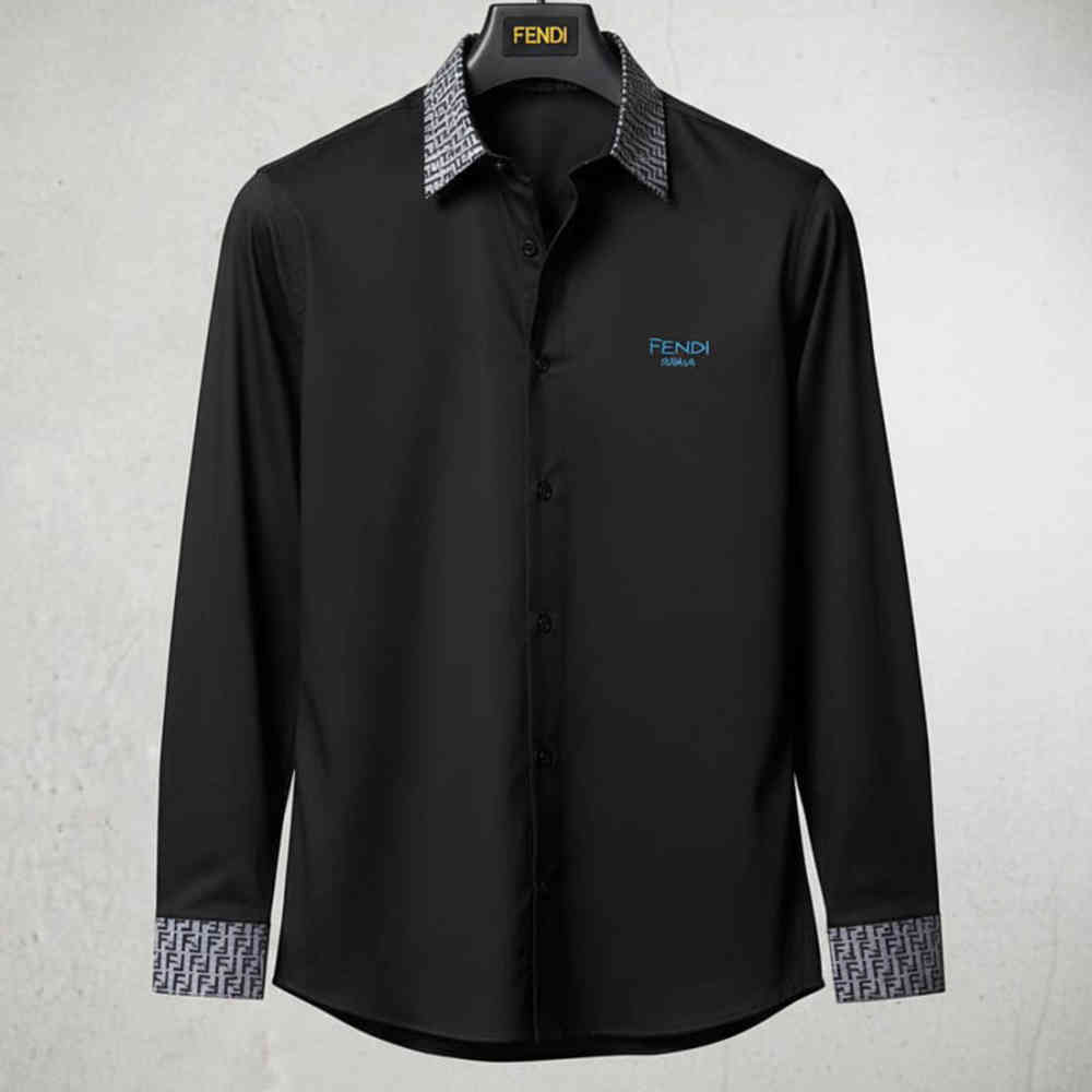 Fendi Black Premium Quality Shirt-1