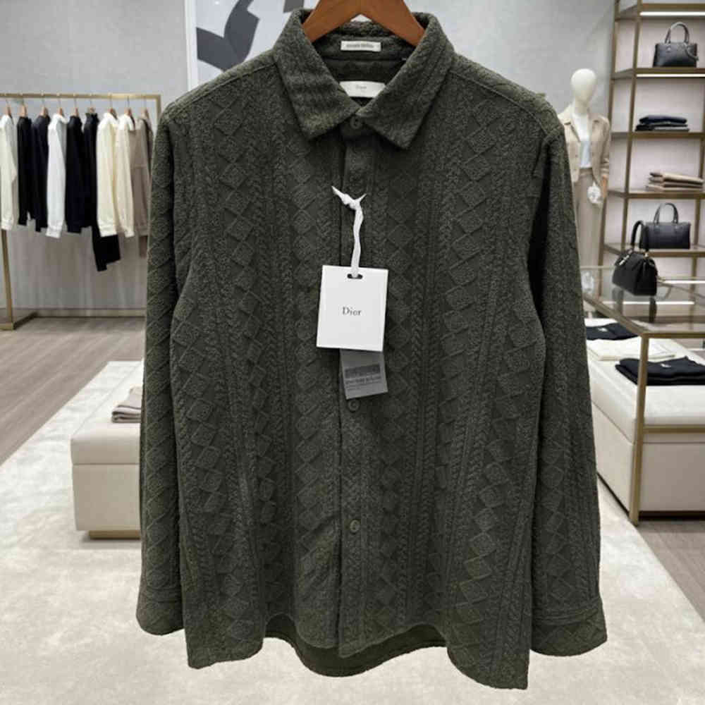 Green Dior Brown Premium Quality Shirt