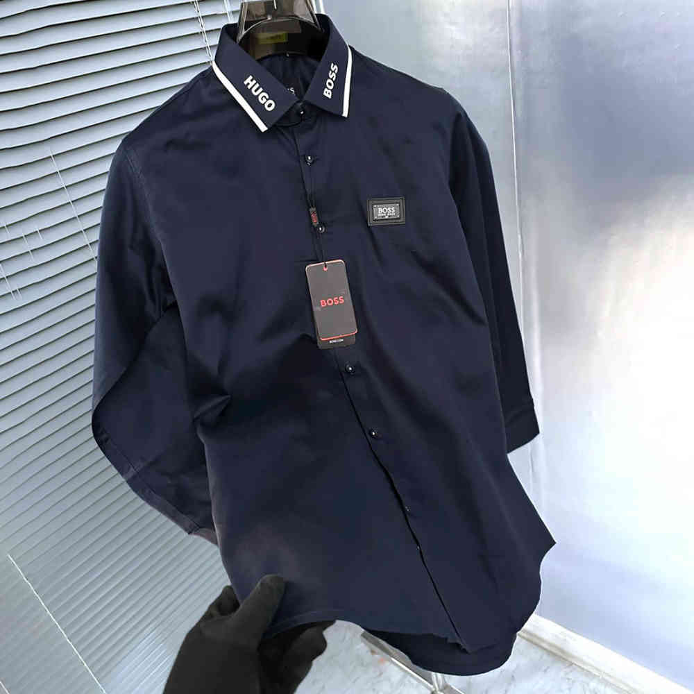 Hugo Boss Blue Premium Quality Shirt-1