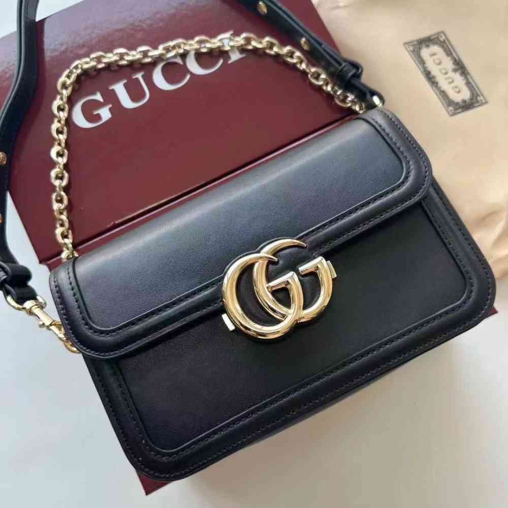 Gucci GG Milano Top Handle Black Sling Bag-thumb-0