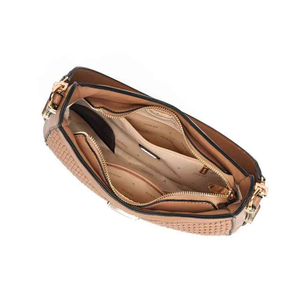 Guess Noelle Brown Shoulder Bag-1
