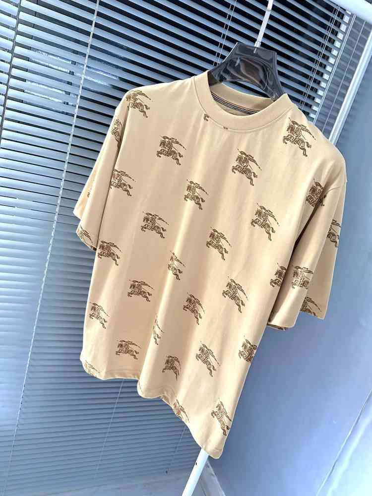 Burberry Brown Premium Exclusive Polo T-shirt-thumb-3
