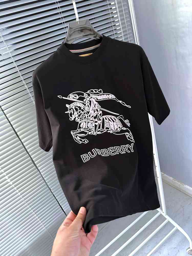 Burberry Black Premium Exclusive Polo T-shirt-1