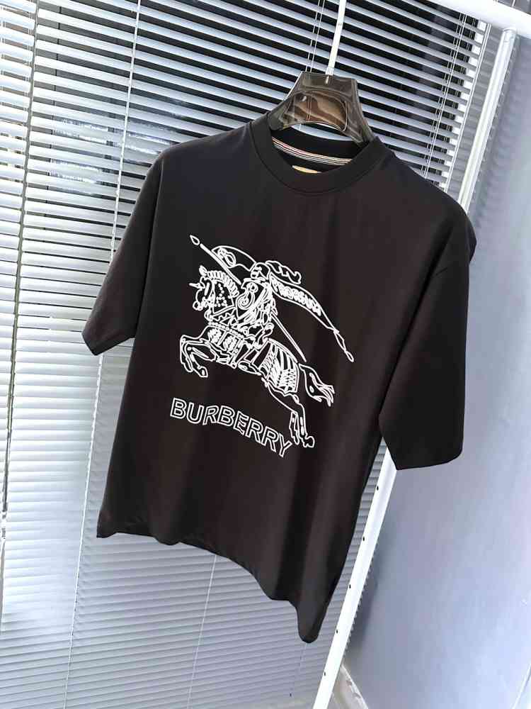 Burberry Black Premium Exclusive Polo T-shirt-3