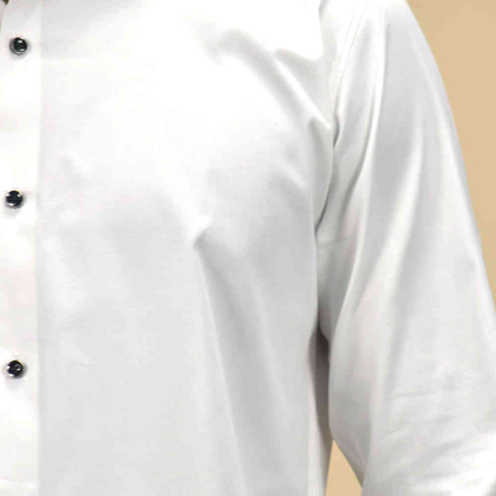 Armani Exchange White Premium Plain Shirt-4